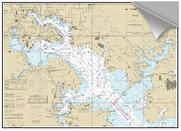 Peel and Stick Nautical Chart of Baltimore Harbor