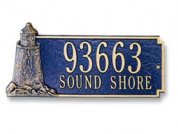Lighthouse Wall Plaque - One Line
