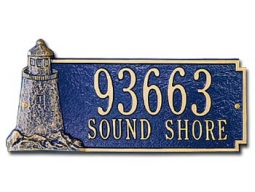 Lighthouse Wall Plaque - Two Line