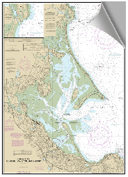 Peel and Stick Nautical Chart of Plymouth MA